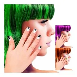 12 Faux Ongles Motifs Halloween Pour Enfant