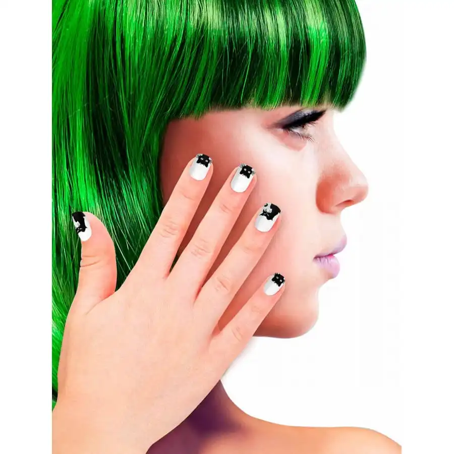 12 Faux Ongles Motifs Halloween Pour Enfant 2 12 Faux Ongles Motifs Halloween Pour Enfant – Image 2