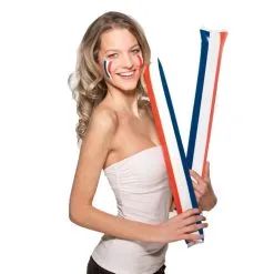 Robe De Supportrice De L'équipe De France 9 Robe De Supportrice De L'équipe De France -Camouflage Soldes Boutique 2 gourdins bleu blanc rouge gonflables