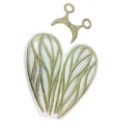 Ailes D'ange Et Serre Tête Dorés Pailleté