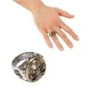 Bague Crâne Et Os De Pirate