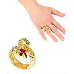 Robe De Médusa, élégante, Pour Femme -Camouflage Soldes Boutique Bague serpent doree
