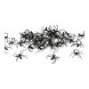 Bagues Araignées Noires En Plastique