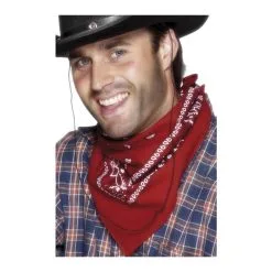 Bandana Rouge Western