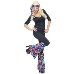 Bandeau Bleu Hippie Avec Jambières