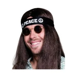 Bandeau De Tête Noir Peace