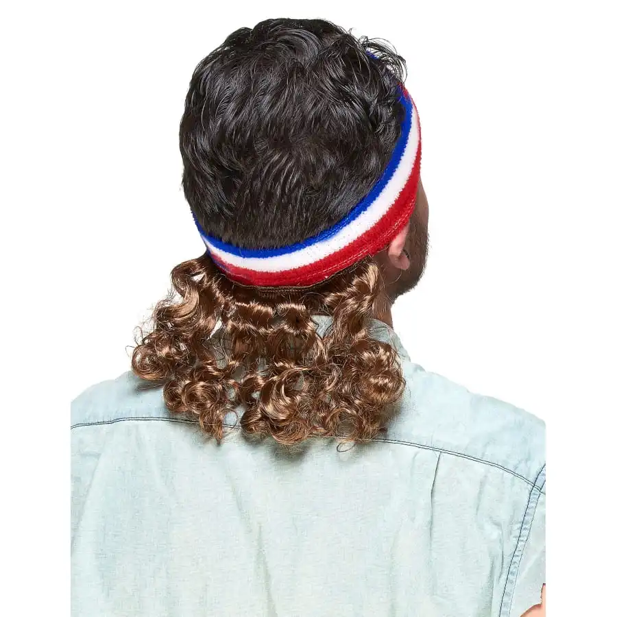 Bandeau Mulet Bleu Blanc Et Rouge Et Moustache 2 Bandeau Mulet Bleu Blanc Et Rouge Et Moustache – Image 2