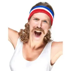 Bandeau Mulet Bleu Blanc Et Rouge Et Moustache 5 Bandeau Mulet Bleu Blanc Et Rouge Et Moustache -Camouflage Soldes Boutique Bandeau mulet bleu blanc et rouge et moustache 35446