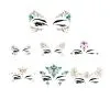 Bijoux De Visage à Coller Fantaisie Pour Adulte