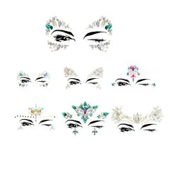 Bijoux De Visage à Coller Fantaisie Pour Adulte