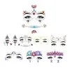 Bijoux De Visage Fantaisie à Coller Pour Adulte