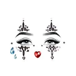 Bijoux De Visage Fantaisie à Coller Pour Adulte -Camouflage Soldes Boutique Bijoux de visage fantaisie a coller pour adulte 55906