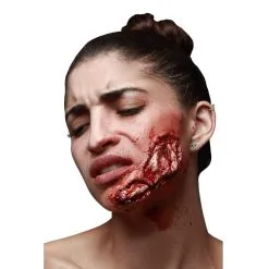 Blessure Mâchoire Fracturée En Latex