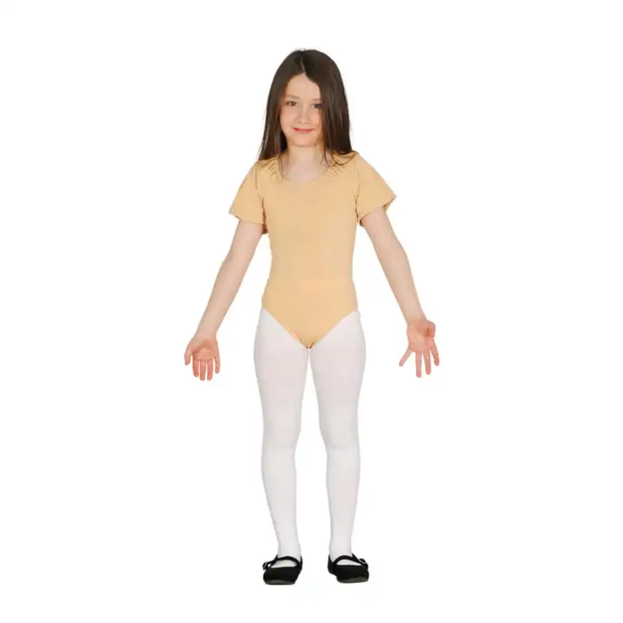 Body Beige Manches Courtes Pour Fille 1 Body Beige Manches Courtes Pour Fille