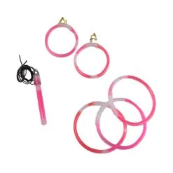 Boucles, Bracellets Collier Rose Phosphorescent