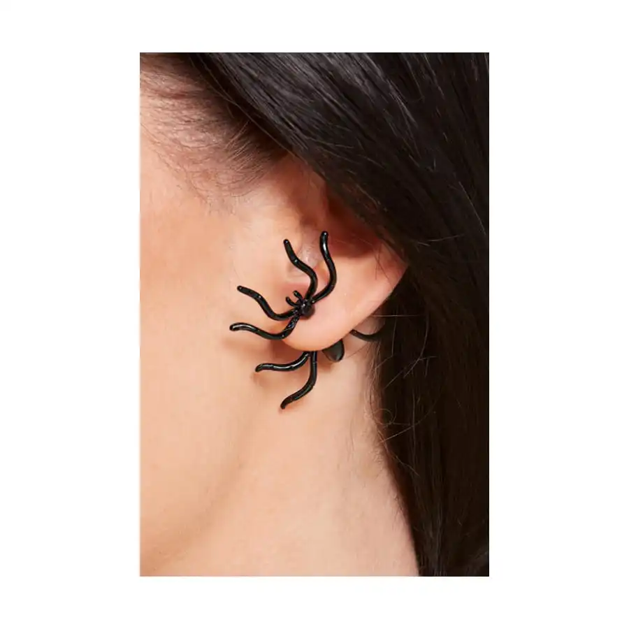 Boucles D'oreille Araignée Noire 1 Boucles D'oreille Araignée Noire