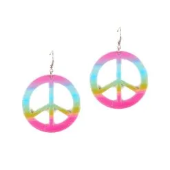 Combinaison Hippie Psychédélique Pour Femme -Camouflage Soldes Boutique Boucles peace and love degrade de couleurs