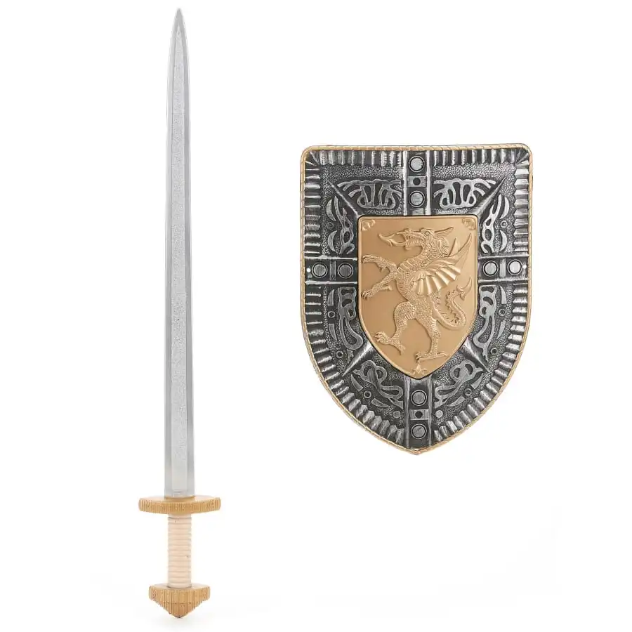 Bouclier Dragon Avec épée Pour Enfant 1 Bouclier Dragon Avec épée Pour Enfant