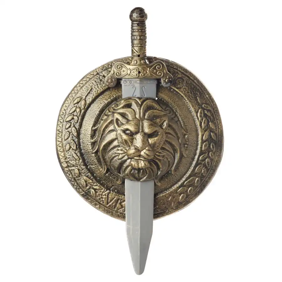 Bouclier Tête De Lion Avec épée 1 Bouclier Tête De Lion Avec épée