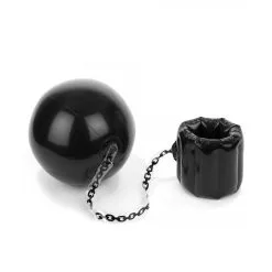 Déguisement De Petit Prisonnier Rayé Noir Et Blanc -Camouflage Soldes Boutique Boulet de prisonnier gonflable 1