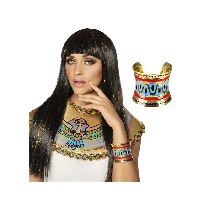 Bracelet Doré De Cléopatre Avec Motifs 1 Bracelet Doré De Cléopatre Avec Motifs