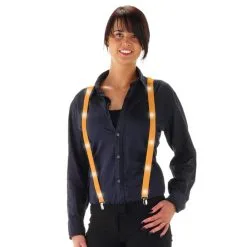 Bretelles Oranges Lumineuses