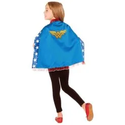 Cape Courte De Wonder Woman Pour Petite Fille