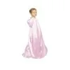 Cape Longue Rose Clair Avec Capuche Pour Enfant