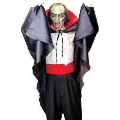 Cape Noire Avec Col Rouge Pour Adulte -Camouflage Soldes Boutique Cape noire avec col rouge pour adulte 28845