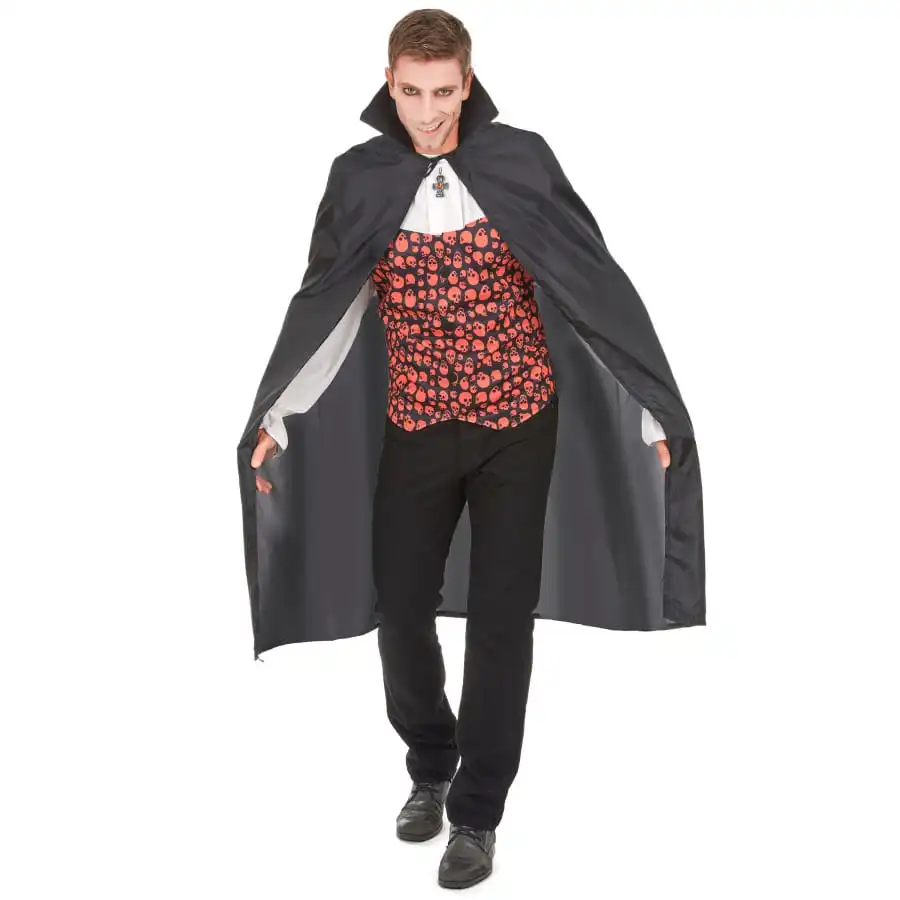 Cape Noire De Dracula Pour Adulte 1 Cape Noire De Dracula Pour Adulte