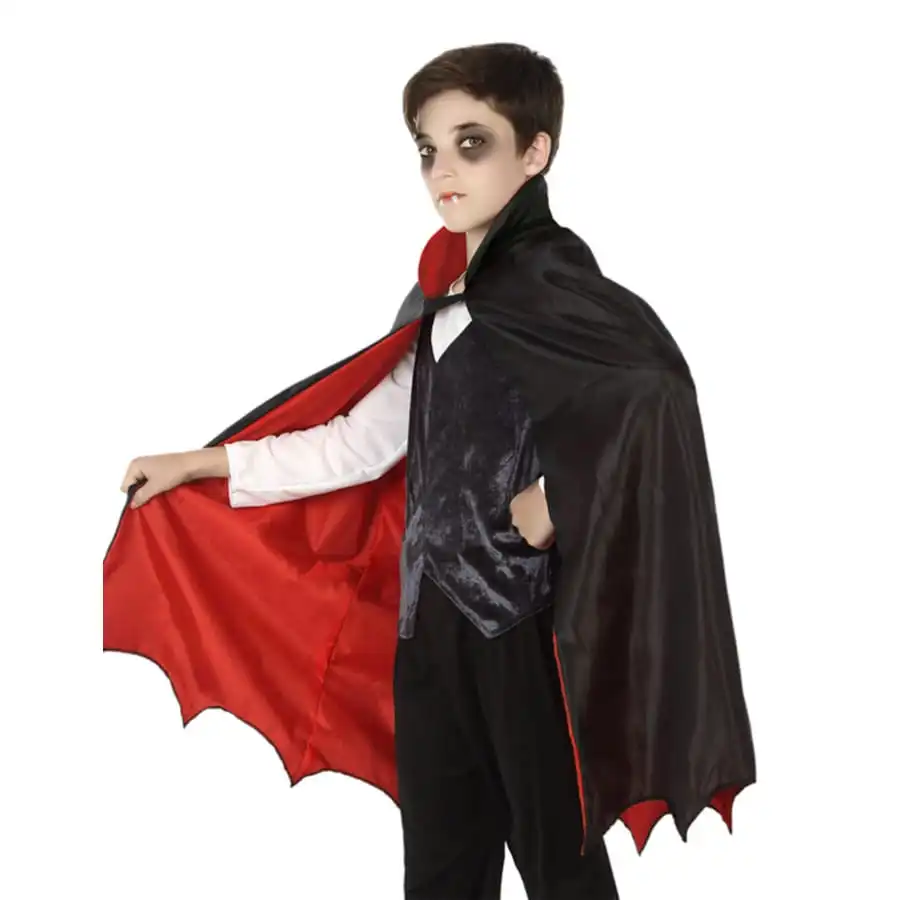 Cape Noire De Vampire Pour Enfant 2 Cape Noire De Vampire Pour Enfant – Image 2