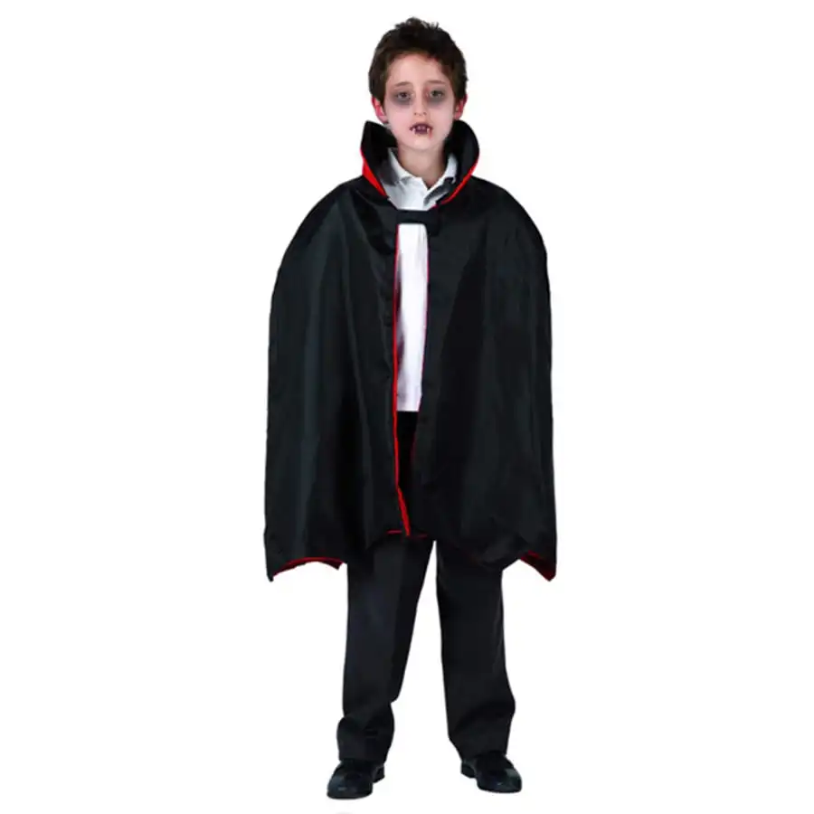 Cape Noire De Vampire Pour Enfant 1 Cape Noire De Vampire Pour Enfant