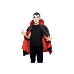 Cape Réversible Noire Et Rouge Pour Enfant -Camouflage Soldes Boutique Cape reversible noire et rouge pour enfant 20675