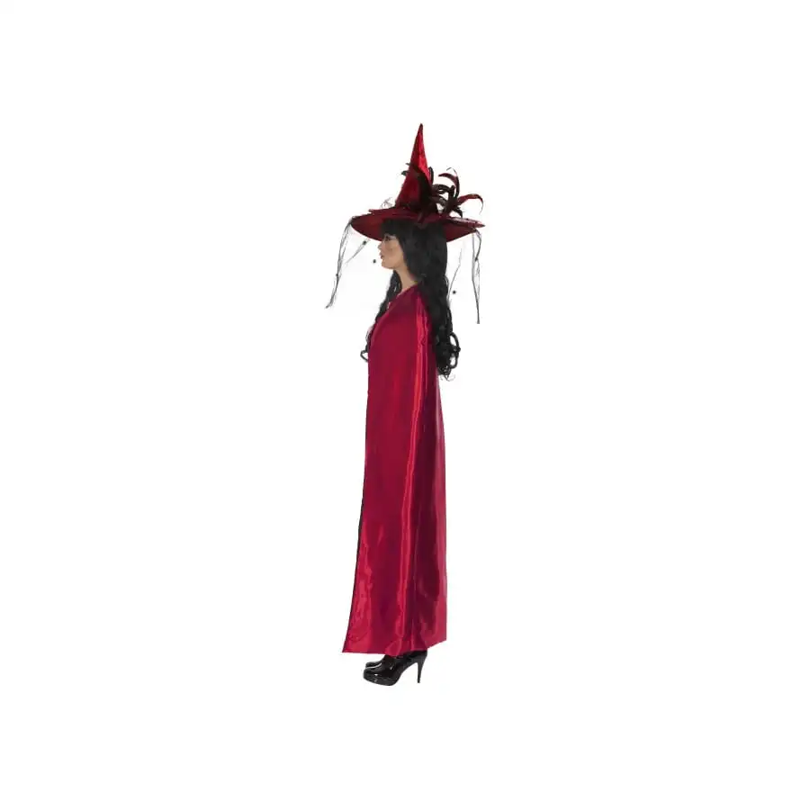 Cape Réversible Noire Rouge Pour Femme 2 Cape Réversible Noire Rouge Pour Femme – Image 2