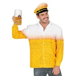 Chemise Bière Avec Chapeau, Pour Adulte