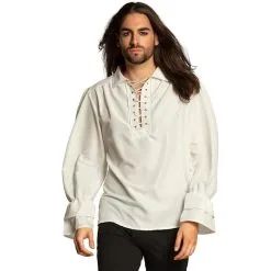 Chemise Blanche De Pirate Pour Homme