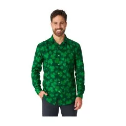 Chemise Verte St Patrick Pour Homme -Camouflage Soldes Boutique Chemise verte st patrick pour homme 69003