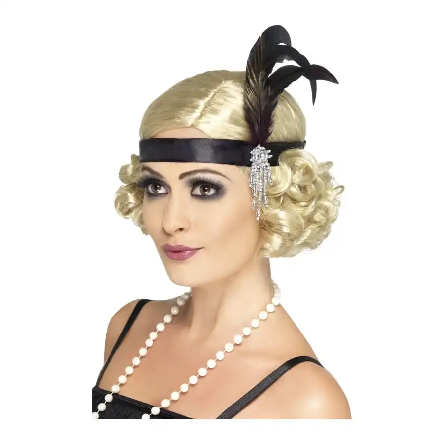 Coiffe Charleston Noir 2 Coiffe Charleston Noir – Image 2