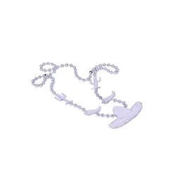 Collier Argenté Avec Pendentifs Mexicains