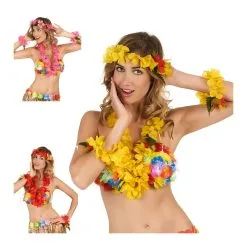 Collier, Bracelets Et Tour De Tête Hawaï