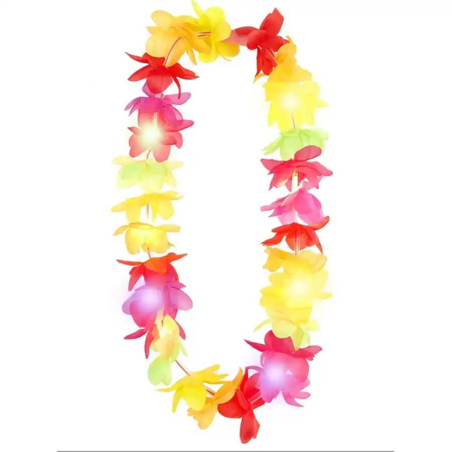 Collier Hawaïen Lumineux Et Multicolore 2 Collier Hawaïen Lumineux Et Multicolore – Image 2