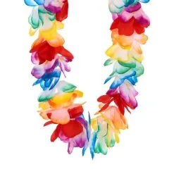 Collier Hawaïen Multicolore De 84cm