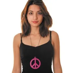 Collier Pendentif Peace And Love Fluo De 8,5cm 6 Collier Pendentif Peace And Love Fluo De 8,5cm -Camouflage Soldes Boutique Collier pendentif peace and love fluo de 8 5cm 47064