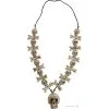 Collier Tetes De Mort Et Os
