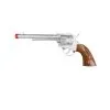 Colt Far West Sonore Argenté Et Marron 30cm