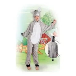 Combinaison âne Peluche Gris