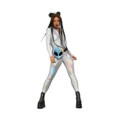 Combinaison Blanche Holographique