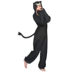 Combinaison De Panthère Noire Avec Capuche, Femme