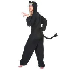 Combinaison De Panthère Noire Avec Capuche, Femme -Camouflage Soldes Boutique Combinaison de panthere noire avec capuche femme 50650