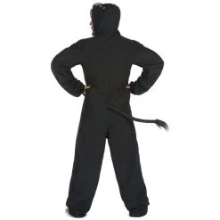 Combinaison De Panthère Noire Avec Capuche, Homme -Camouflage Soldes Boutique Combinaison de panthere noire avec capuche homme 50645